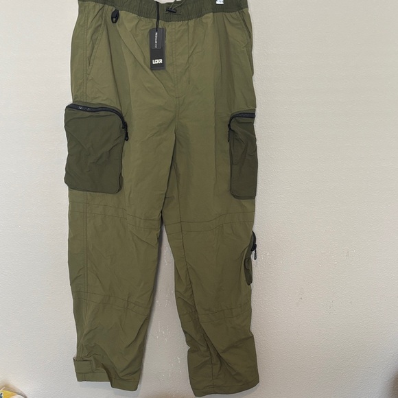 LCKR Bungee LG Men's Green Cargo Pants new with tags #80 - Picture 1 of 4